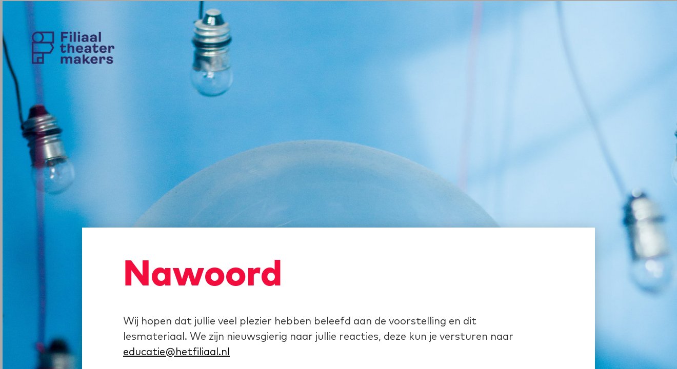 Nawoord - Blauw Van Jou SBO Docentenhandleiding 2023